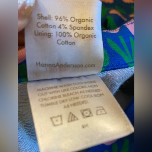 HANNA ANDERSSON🌷FRENCH TERRY IN TULIP PRINTED SNAP DRESS 👧🏻 SIZE 12 🌟NWT🌟 - Picture 3 of 7